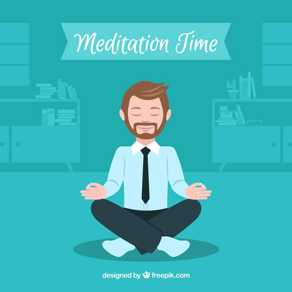 meditatie-op-meditatiekussen-op-werk-freepik