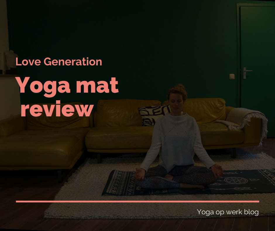 Love generation yoga mat print